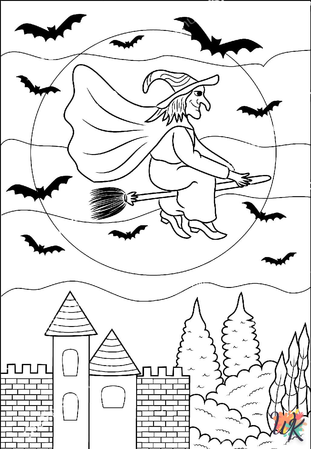 Strega 51 Disegni da Colorare Strega 49